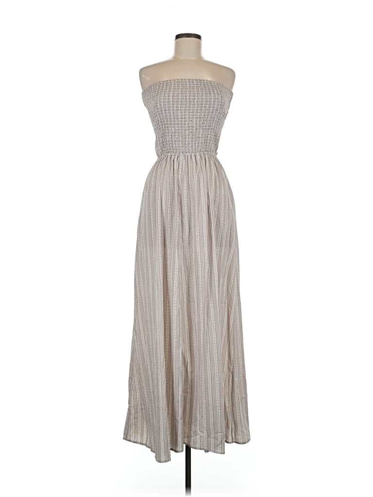 Pre-owned Elan Casual Dress In Gray