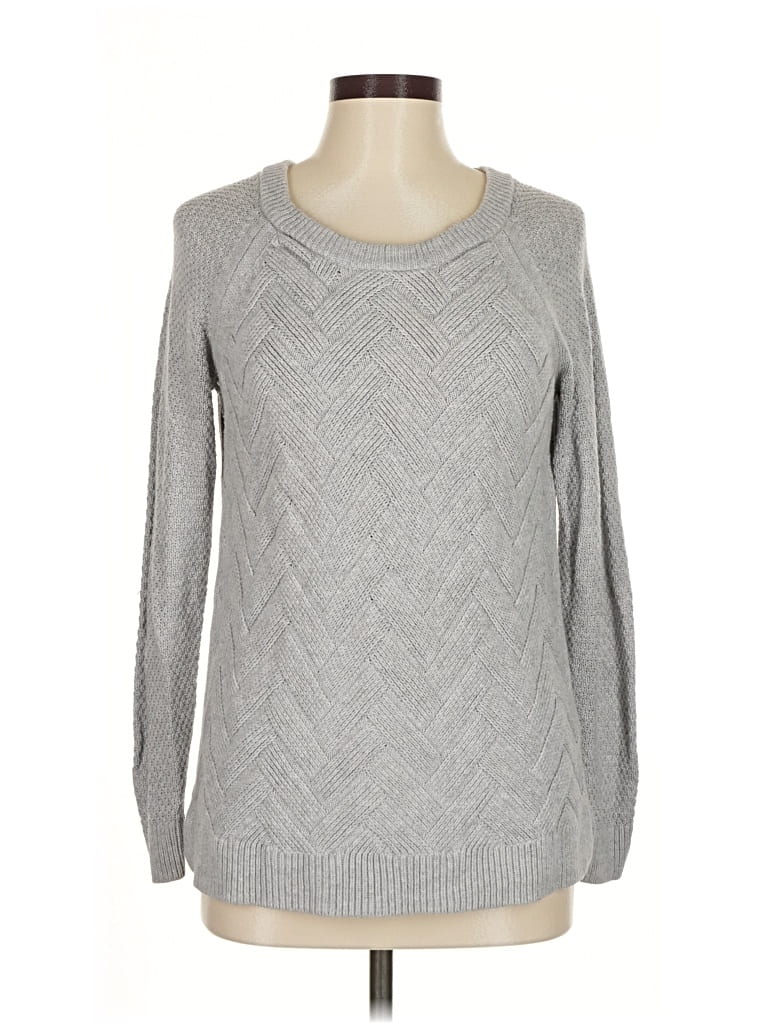 Pre-owned Sonoma Goods For Life Pullover Sweater In Silver