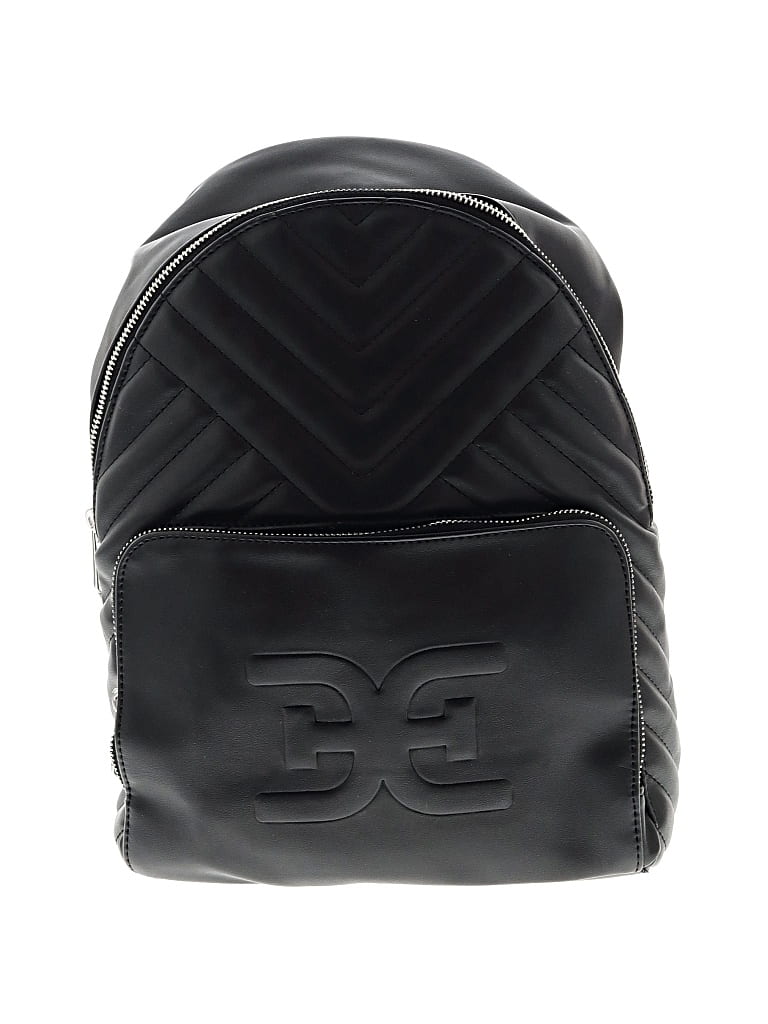 Pre-owned Sam Edelman Leather Backpack In Black