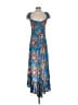 Auguste Paisley Blue Casual Dress Size 2 - photo 2