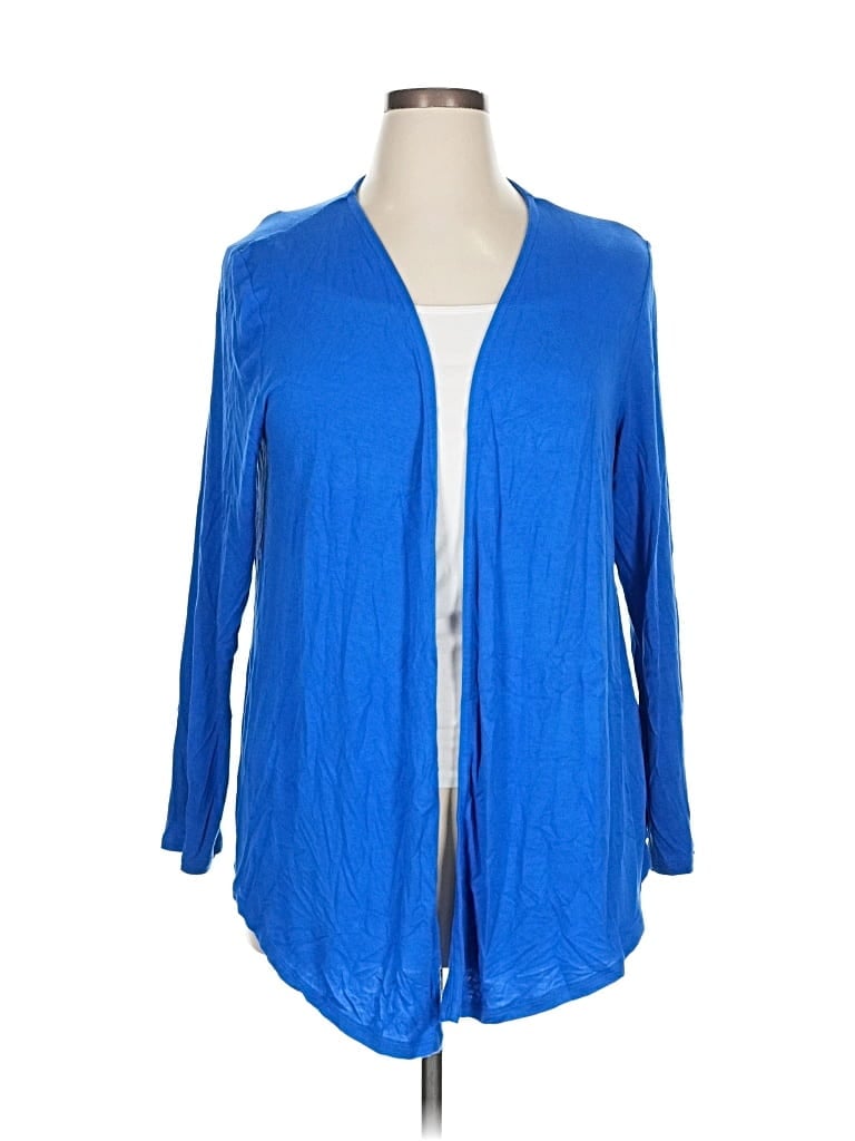 Pre-owned Carole Hochman Cardigan Sweater In Blue