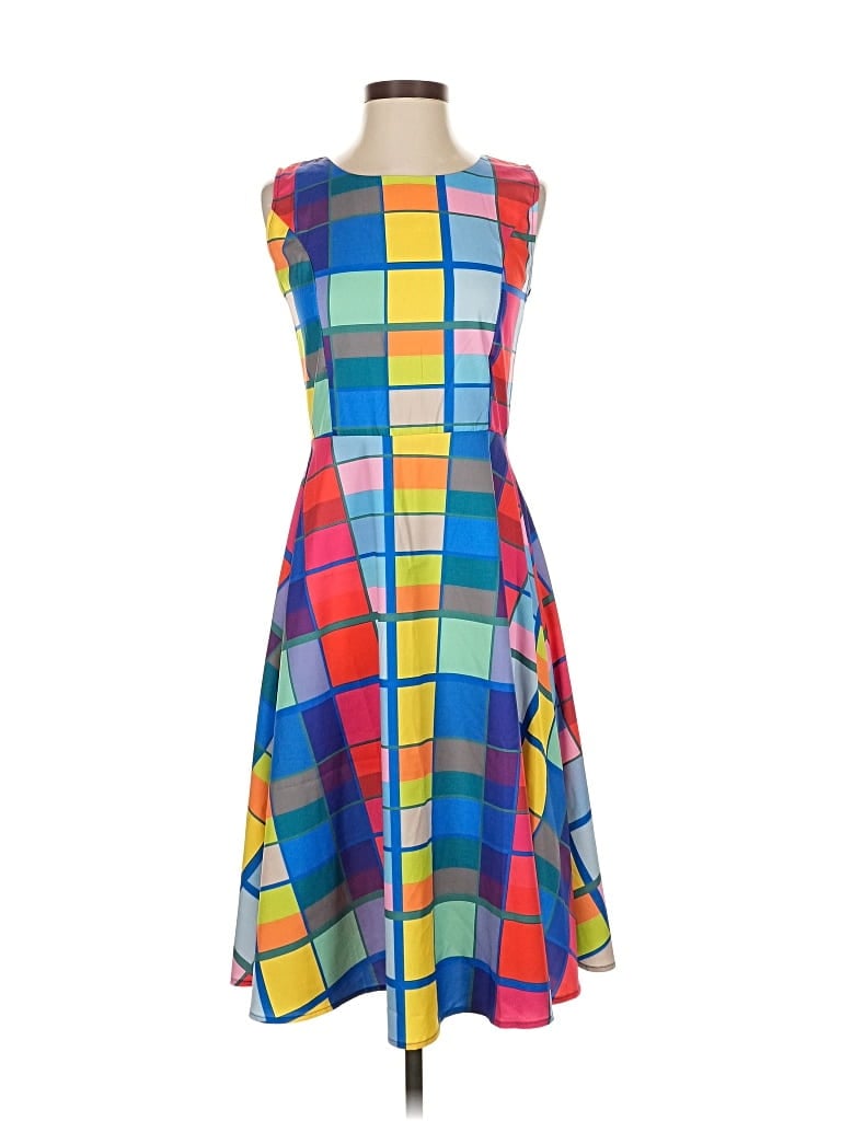 Pre-owned Unbranded Cocktail Dress In Blue