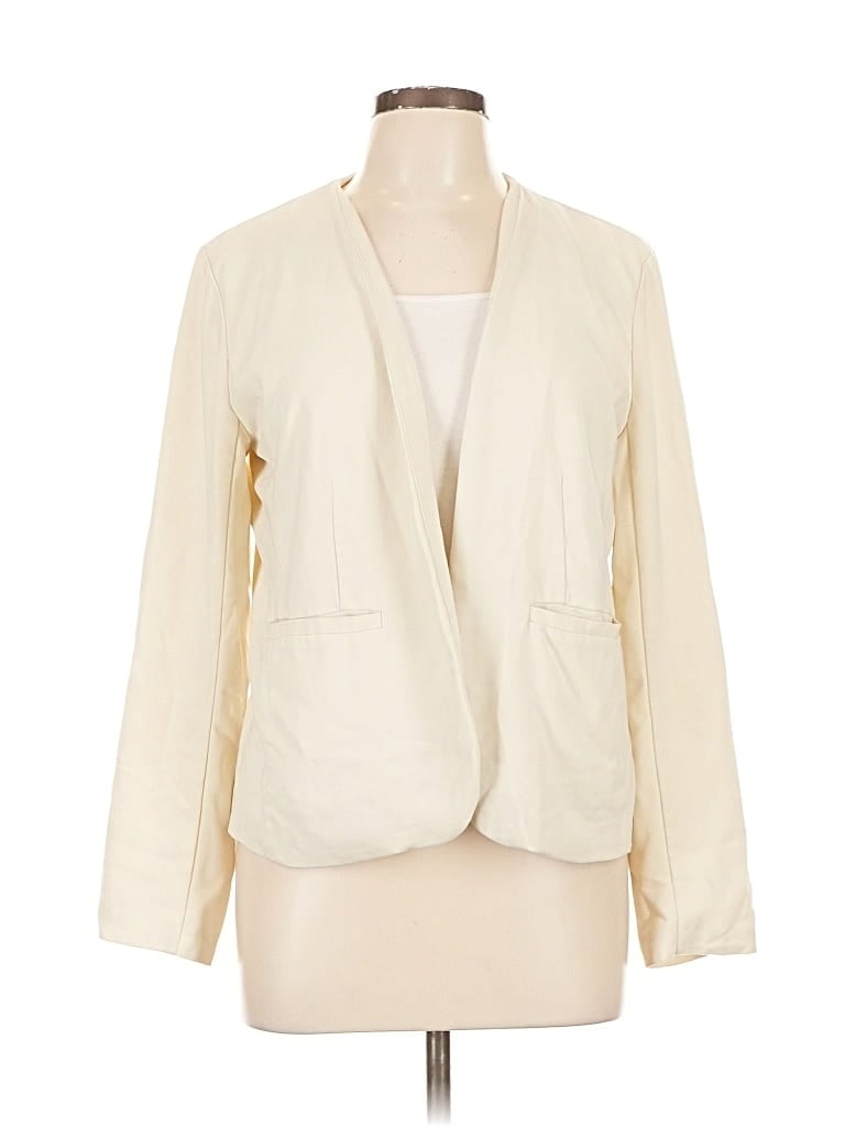 Pre-owned Modcloth Blazer Jacket In White