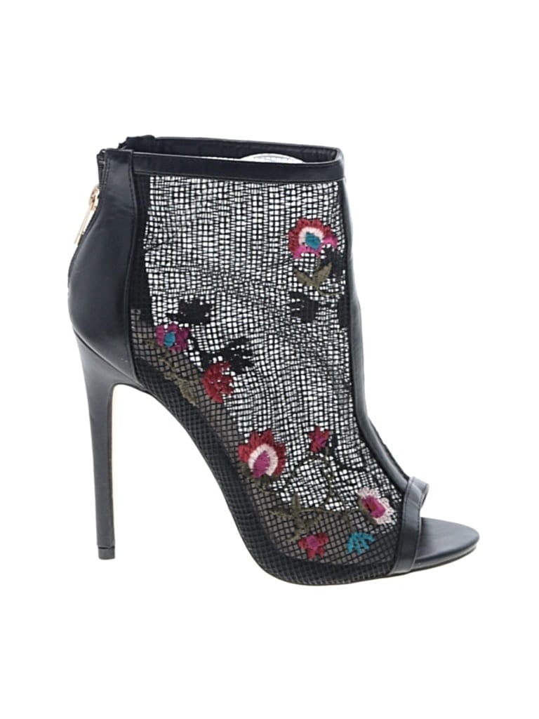 Pre-owned Assorted Brands Ankle Boots In Black