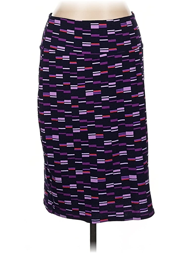 Pre-owned Lularoe Casual Skirt In Purple