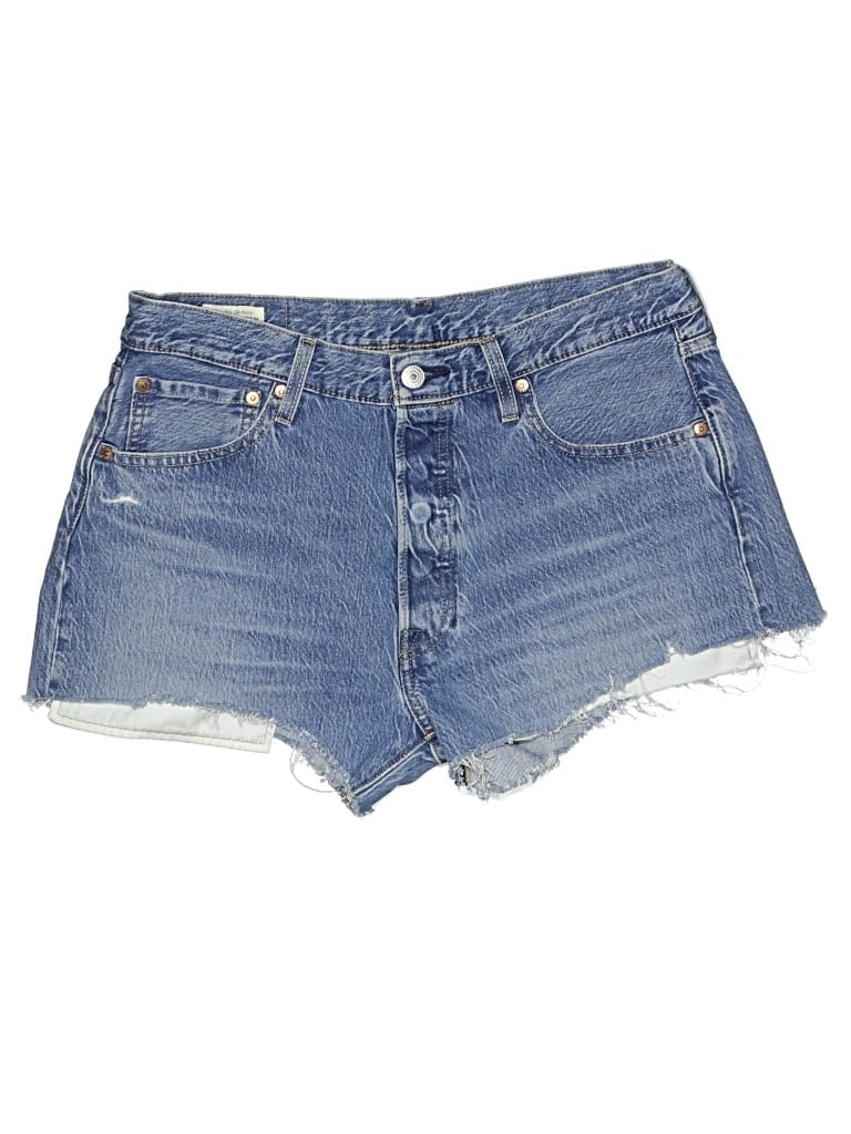 Pre-owned Levi's Denim Shorts In Blue