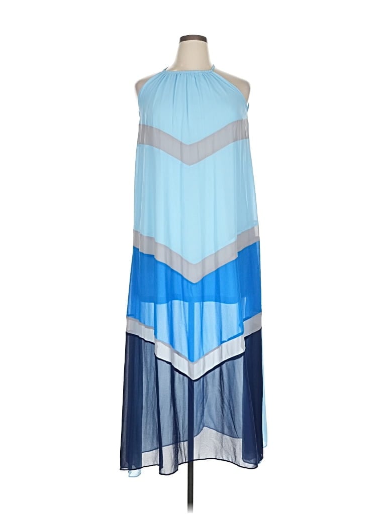 Pre-owned Unbranded Casual Dress In Blue