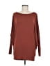 Lock & Love Brown 3/4 Sleeve Top Size M - photo 1