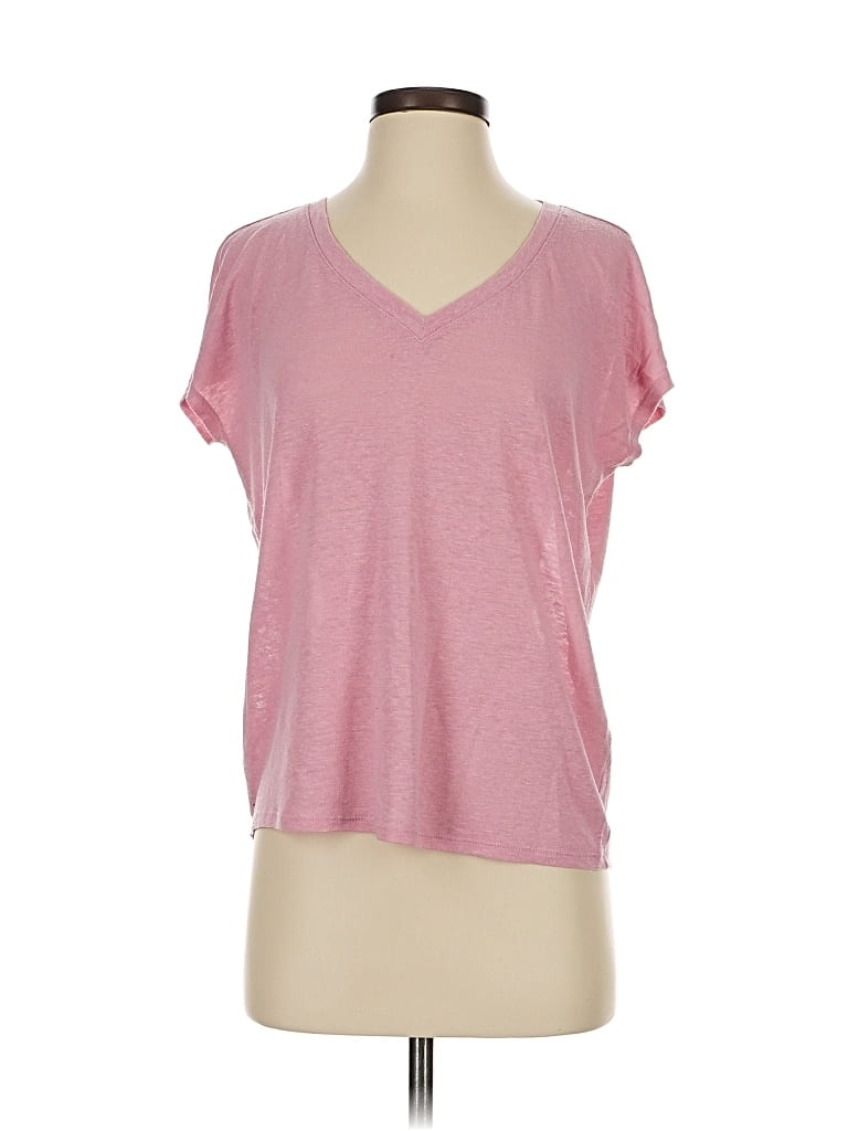 Pre-owned Banana Republic Factory Store Short Sleeve T-shirt In Pink