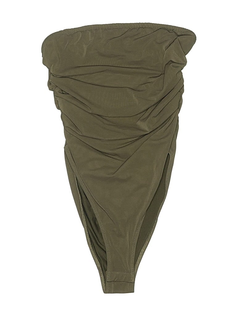 Pre-owned Cider Bodysuit In Green