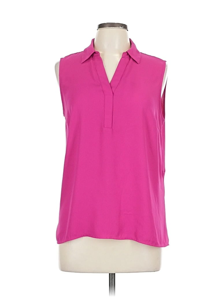 Pre-owned Dana Buchman Sleeveless Blouse In Pink