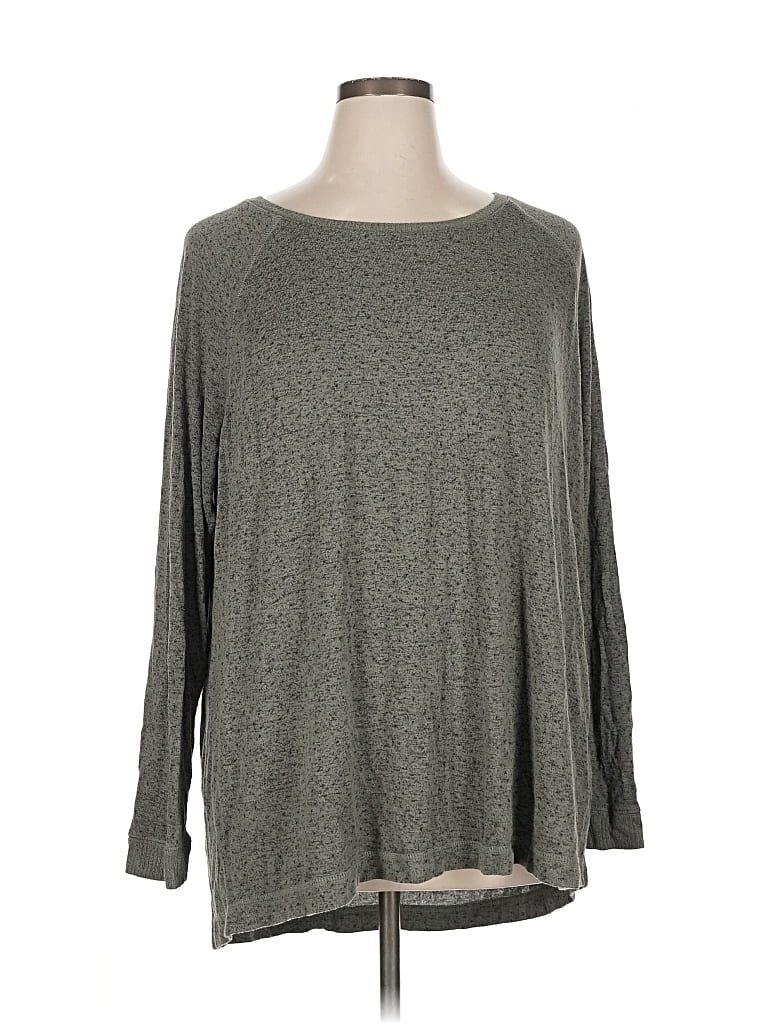 Pre-owned Any Body Pullover Sweater In Gray