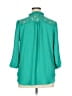 Takara 100% Polyester Teal 3/4 Sleeve Blouse Size XL - photo 2