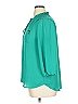 Takara 100% Polyester Teal 3/4 Sleeve Blouse Size XL - photo 5