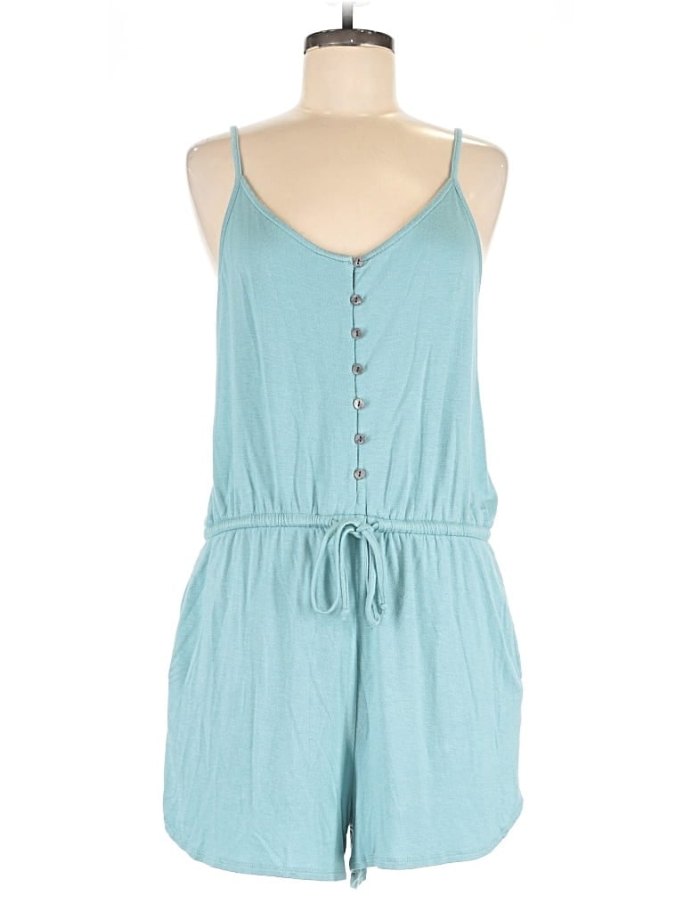 Pre-owned Colsie Romper In Blue