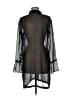 Theory Black Long Sleeve Silk Top Size 6 - photo 2