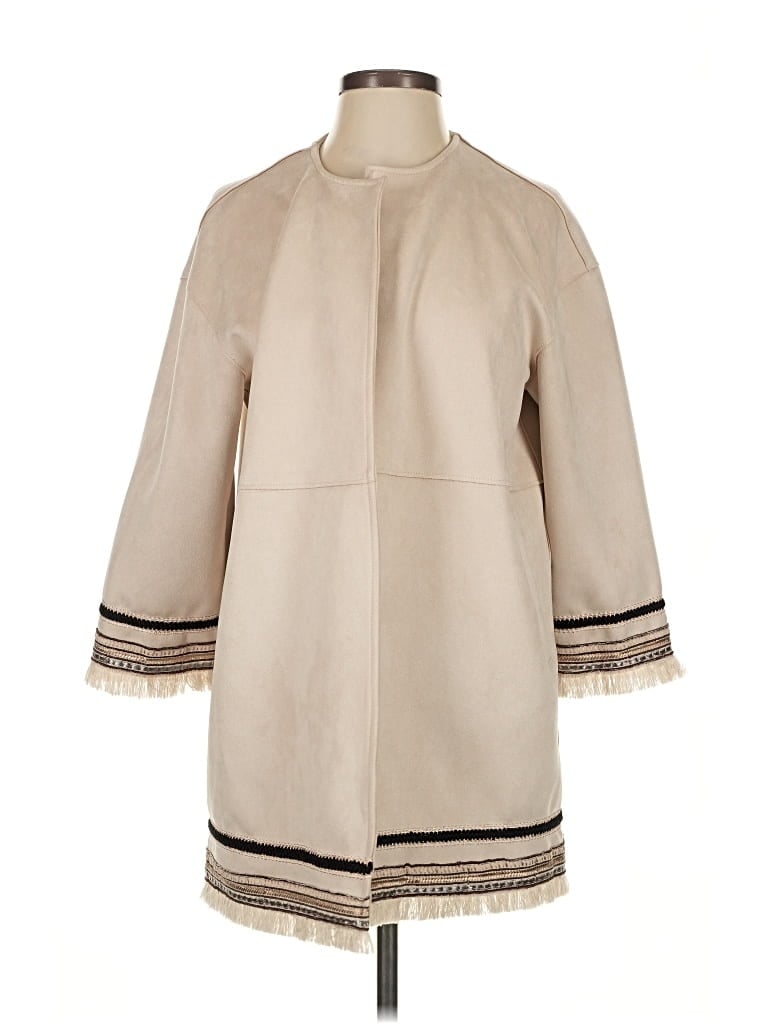 Pre-owned Zara Coat In Brown