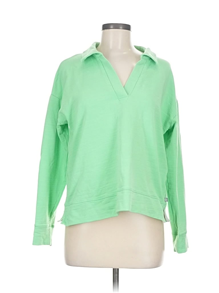 Pre-owned T By Talbots Pullover Sweater In Green