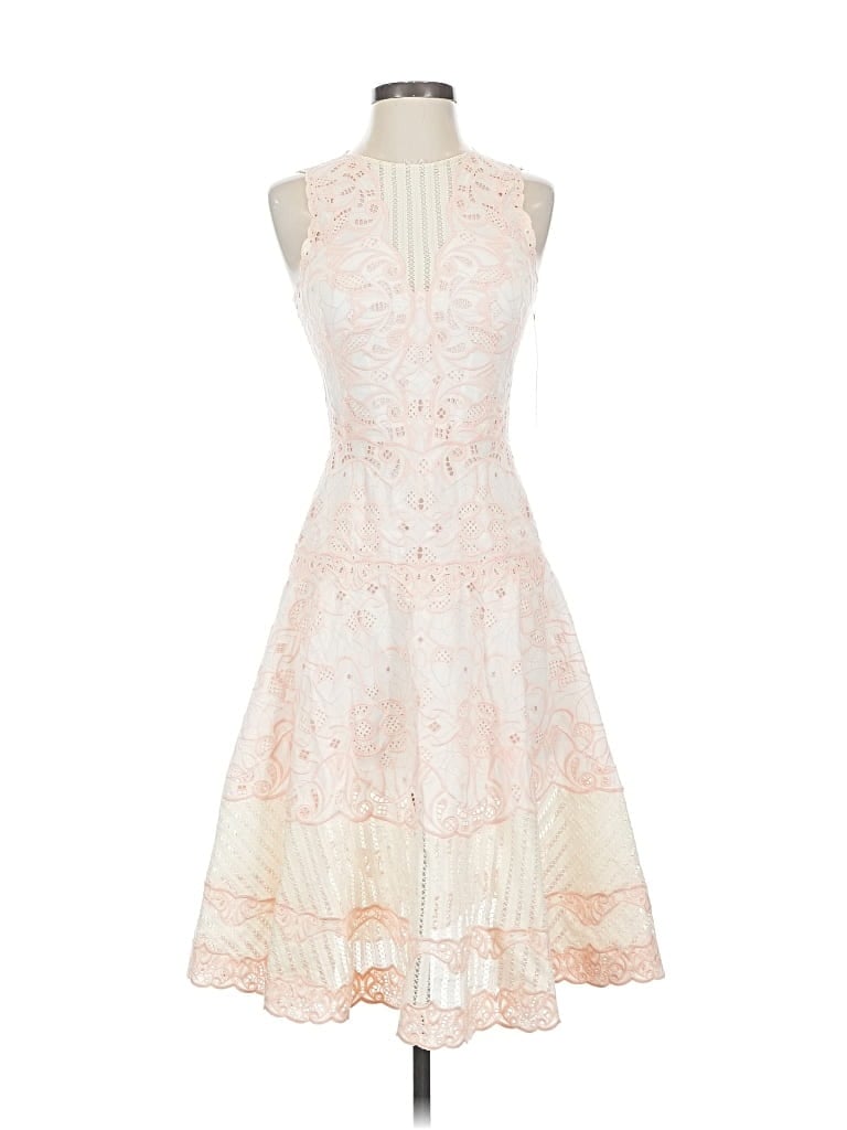 Pre-owned Simkhai Cocktail Dress In White