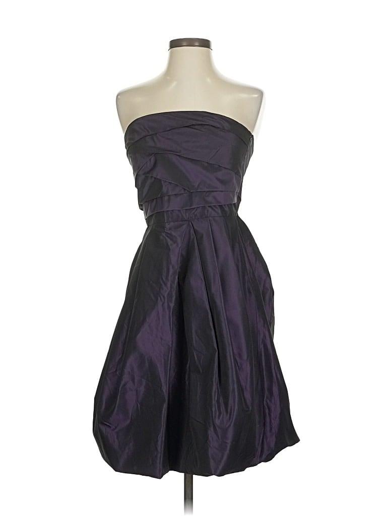 Pre-owned Zara Basic Cocktail Dress In Purple