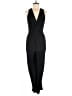 FLORET STUDIOS 100% Polyester Solid Black Jumpsuit Size M - photo 1