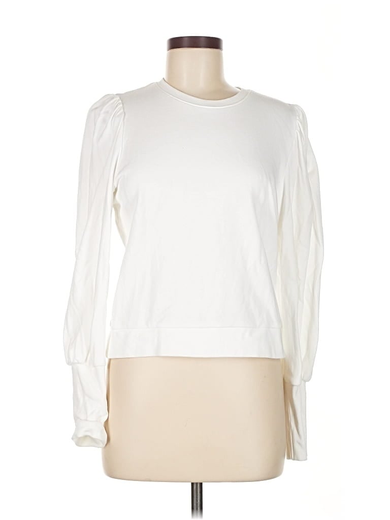 Pre-owned Joe's Jeans Long Sleeve Top In White