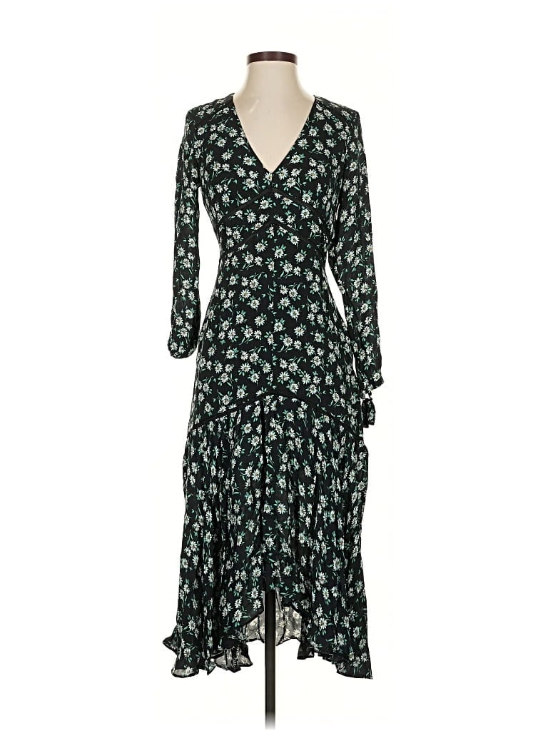 Pre-owned Intermix Casual Dress In Green