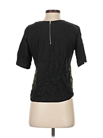 Band of Outsiders 3/4 Sleeve Silk Top (view 2)