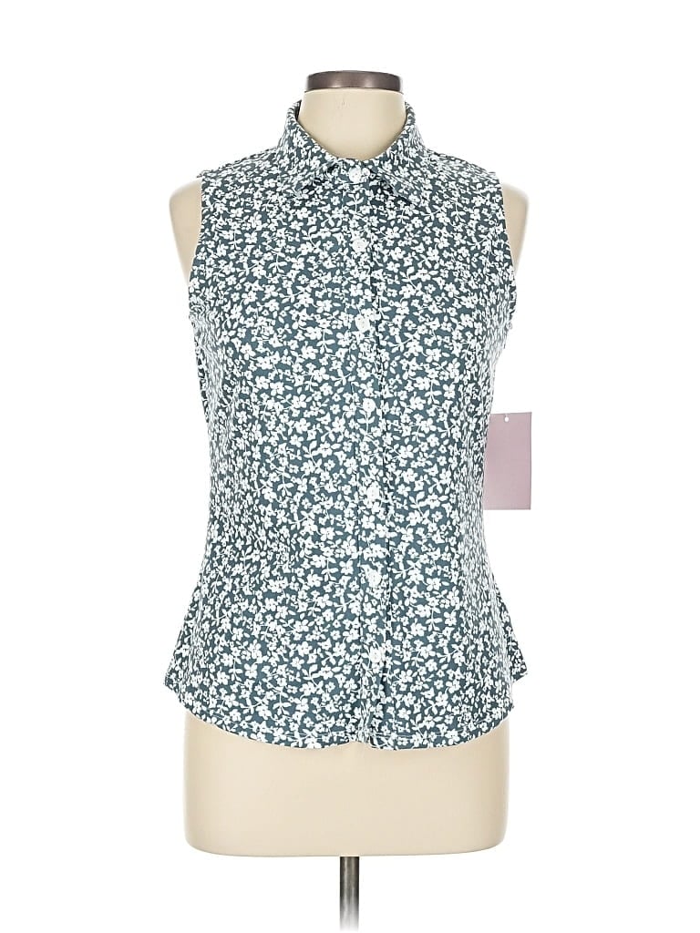 Assorted Brands Sleeveless Blouse In Blue