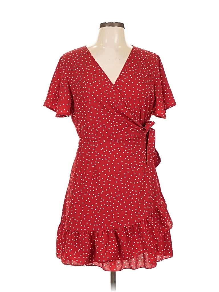 Pre-owned Unbranded Casual Dress In Red