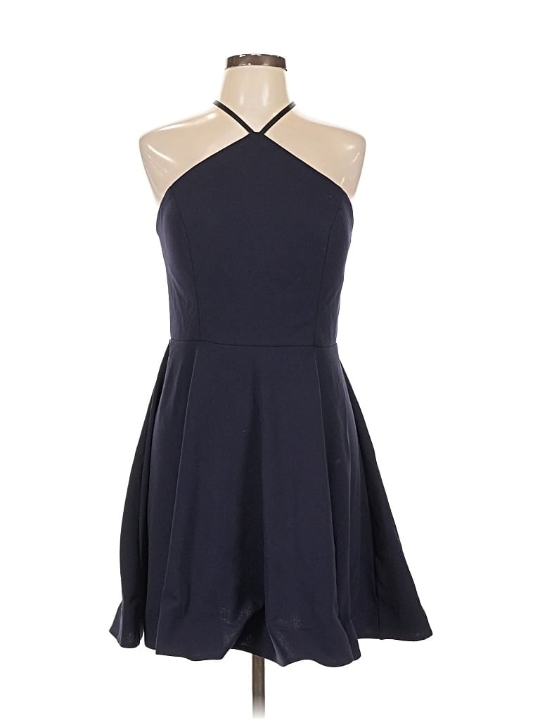 Pre-owned Sequin Hearts Cocktail Dress In Blue