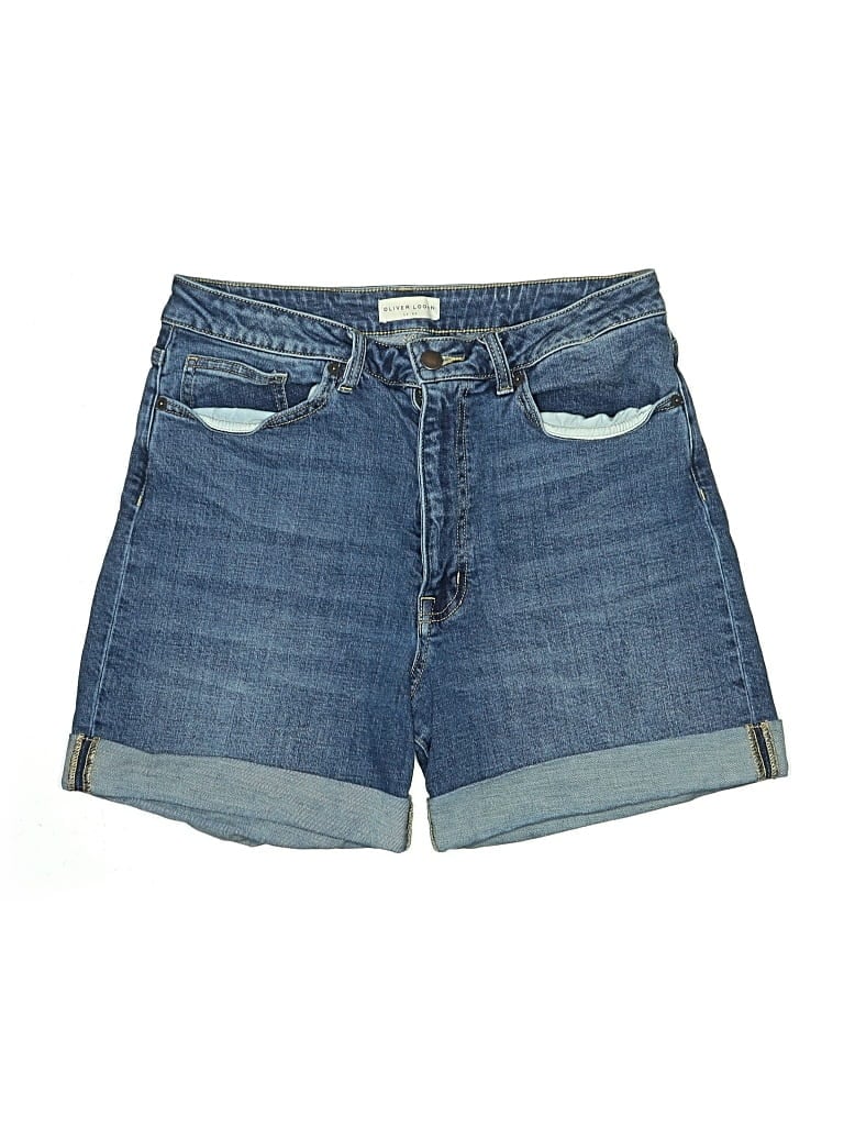 Pre-owned Oliver Logan Denim Shorts In Blue