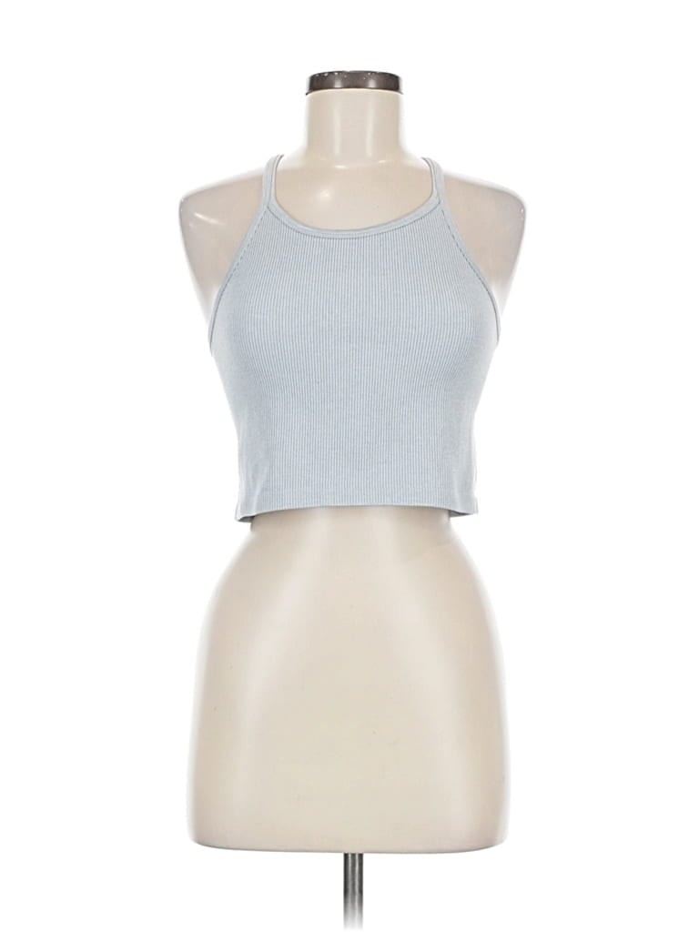 Pre-owned As Revival Tank Top Blue Halter Neckline Tops