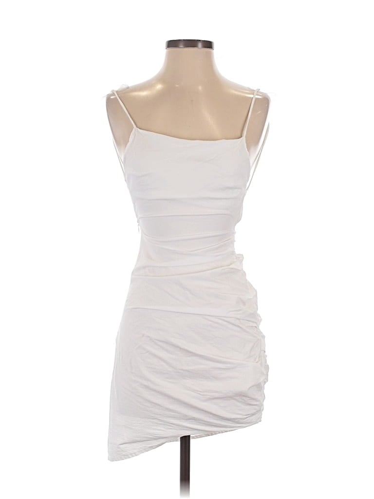 Pre-owned Beige Botany Cocktail Dress In White