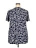 Anne Klein Blue Short Sleeve Blouse Size 2X - photo 2
