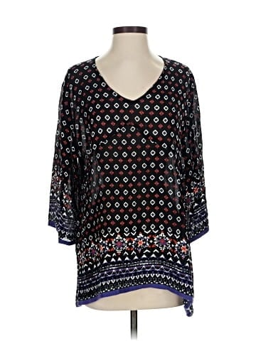 World Market 3/4 Sleeve Blouse (view 1)