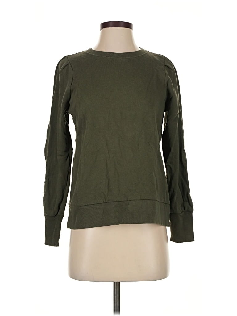 Pre-owned Gap Long Sleeve T-shirt In Green