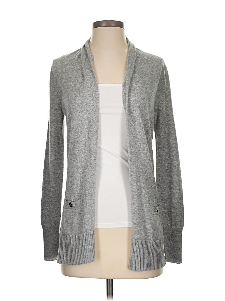 Pre-owned Banana Republic Cardigan Sweater In Gray