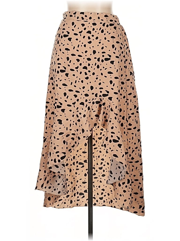 Pre-owned Unbranded Casual Skirt In Brown