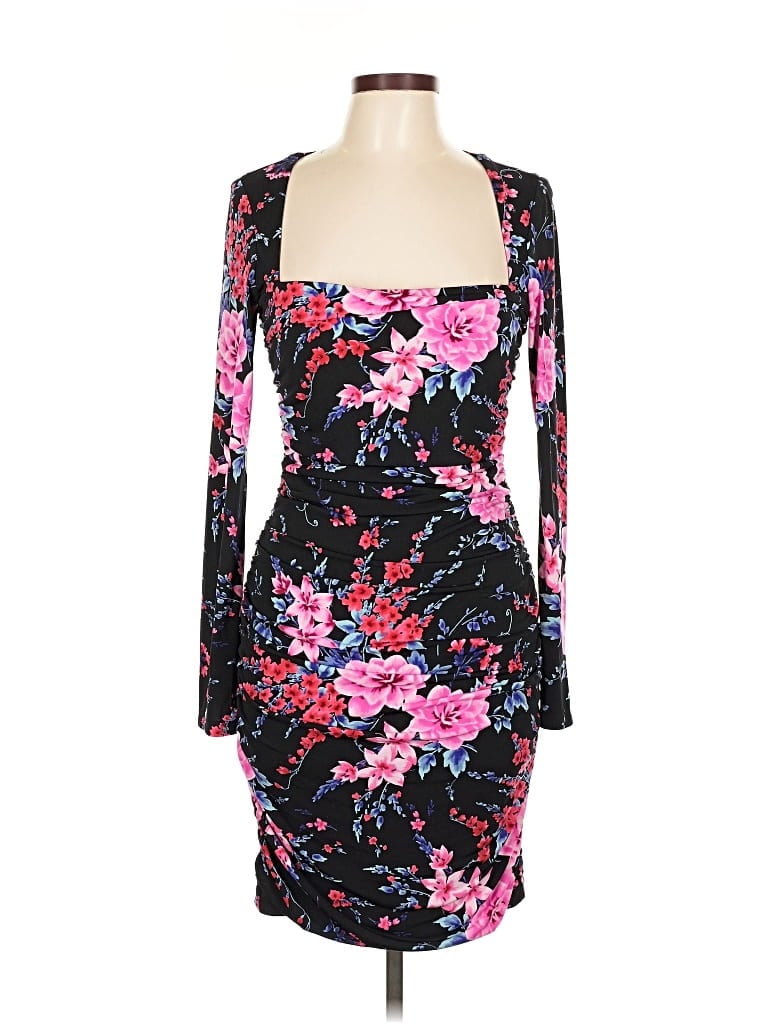 Pre-owned Guess Cocktail Dress In Black