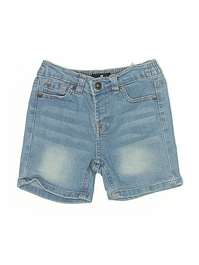 Pre-owned 7 For All Mankind Kids' Denim Shorts In Blue