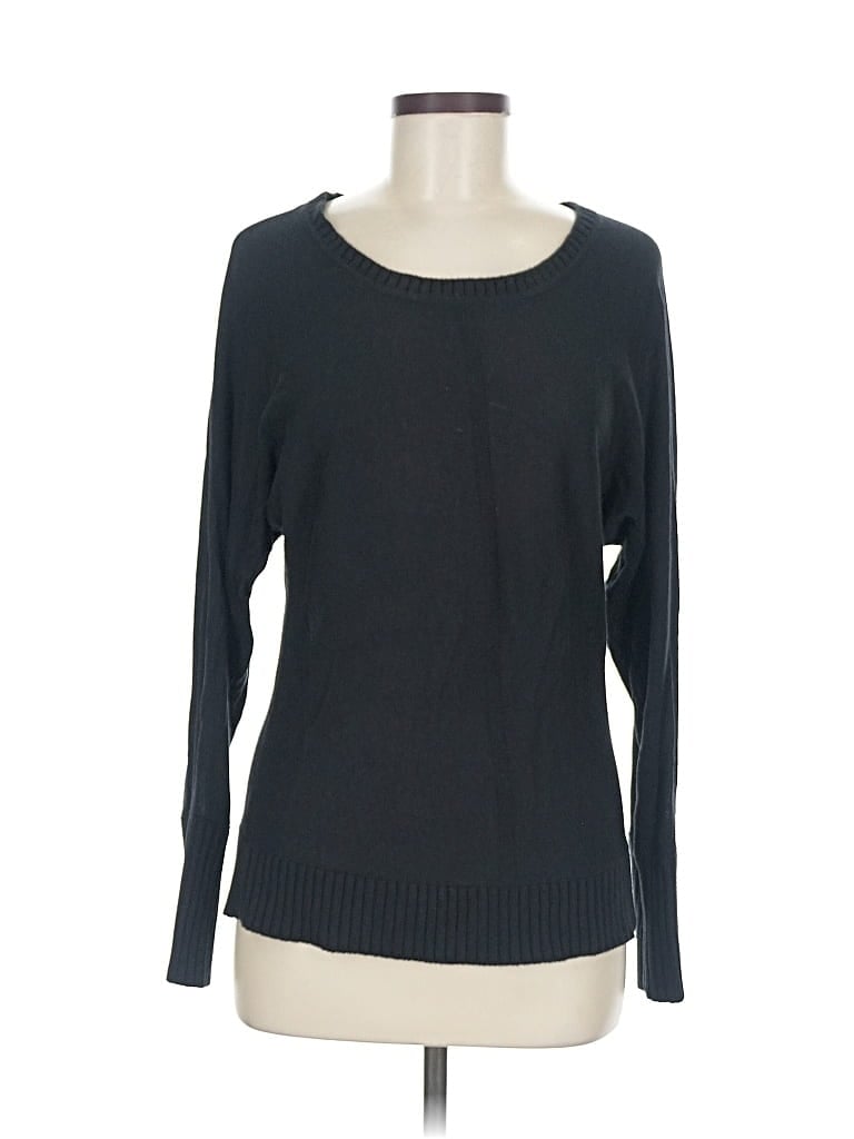 Pre-owned The Limited Long Sleeve Top Black Boatneck Tops