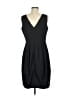 Donna Ricco Solid Black Cocktail Dress Size 8 - photo 2