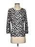 Talbots Animal Print Silver Pullover Sweater Size S - photo 1