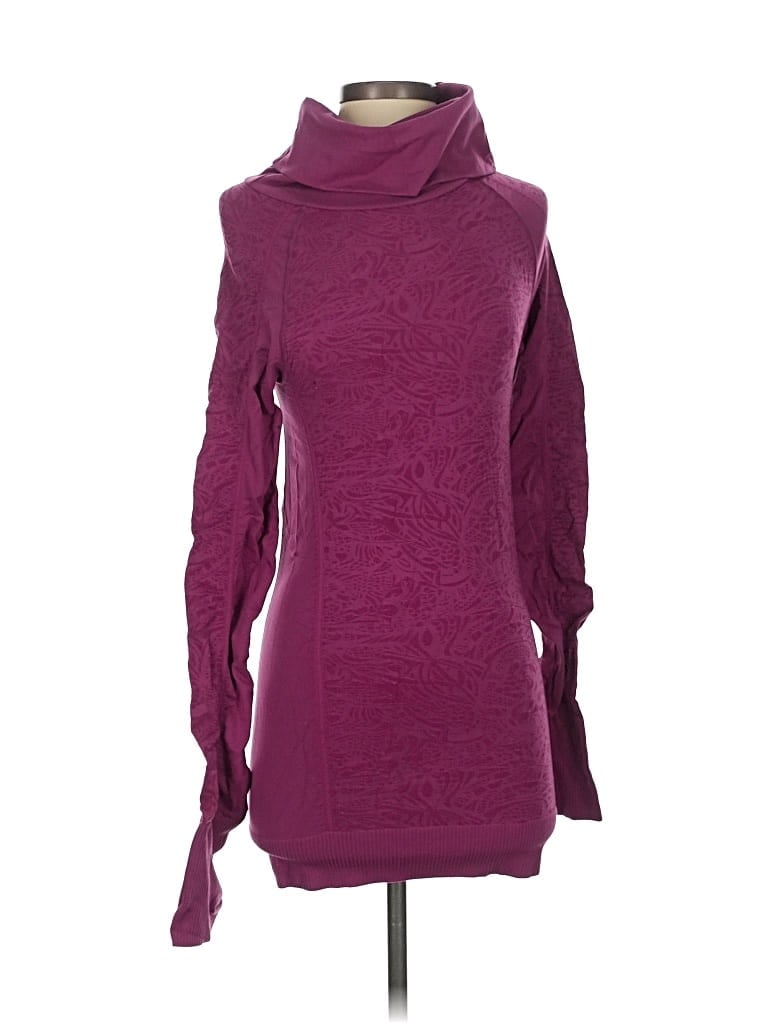 Pre-owned Mondetta Turtleneck Sweater In Purple