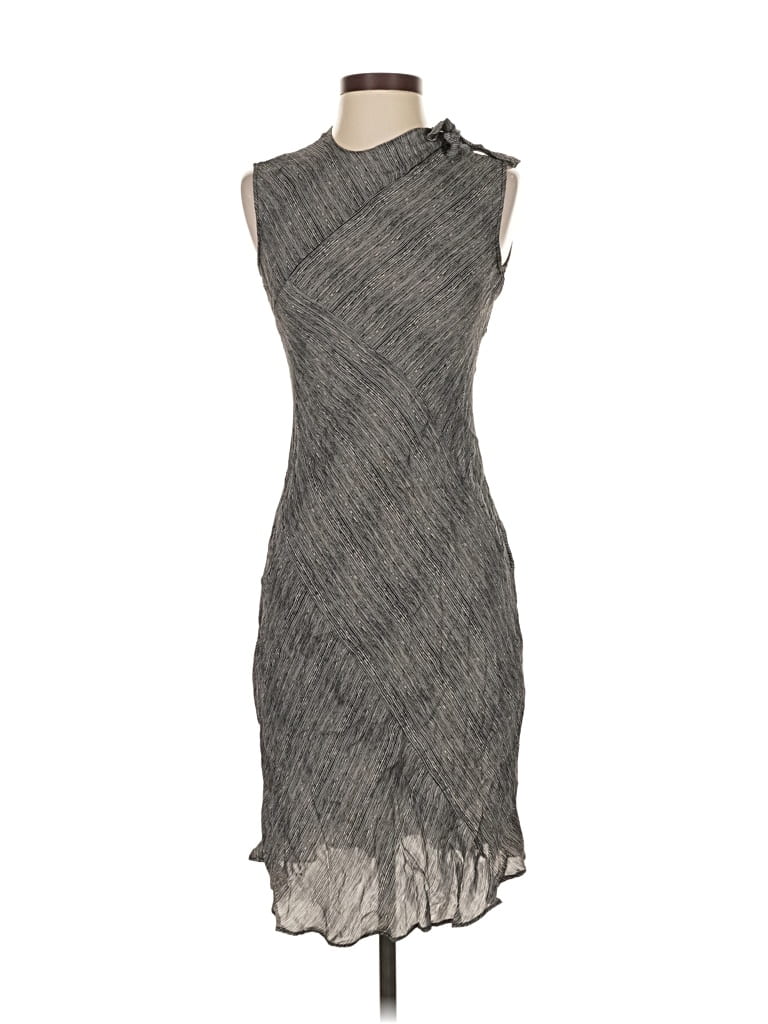 Pre-owned Max Studio Casual Dress In Gray