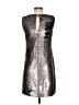 Rebecca Minkoff Metallic Silver Cocktail Dress Size XS - photo 2