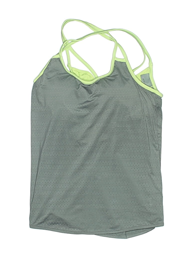 Pre-owned Athleta Swimsuit Top Green Swimwear