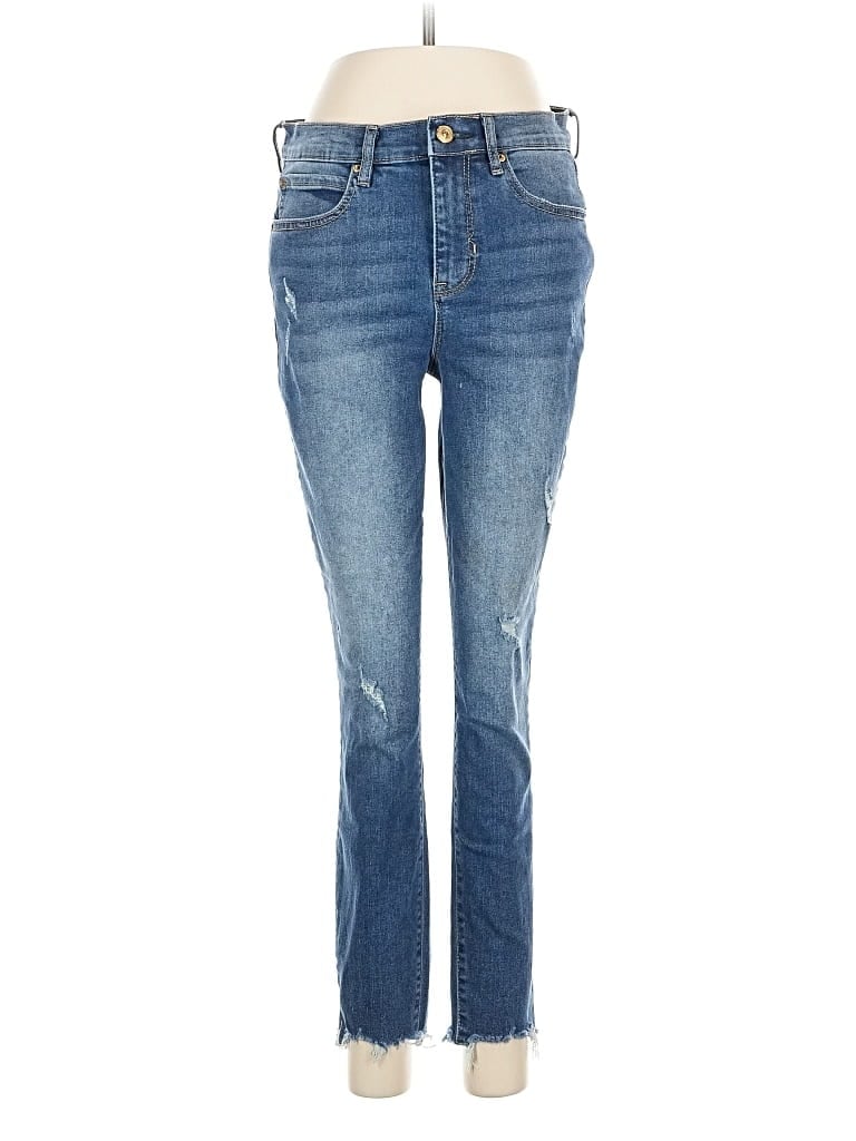 Pre-owned Nicole Miller Jeans In Blue