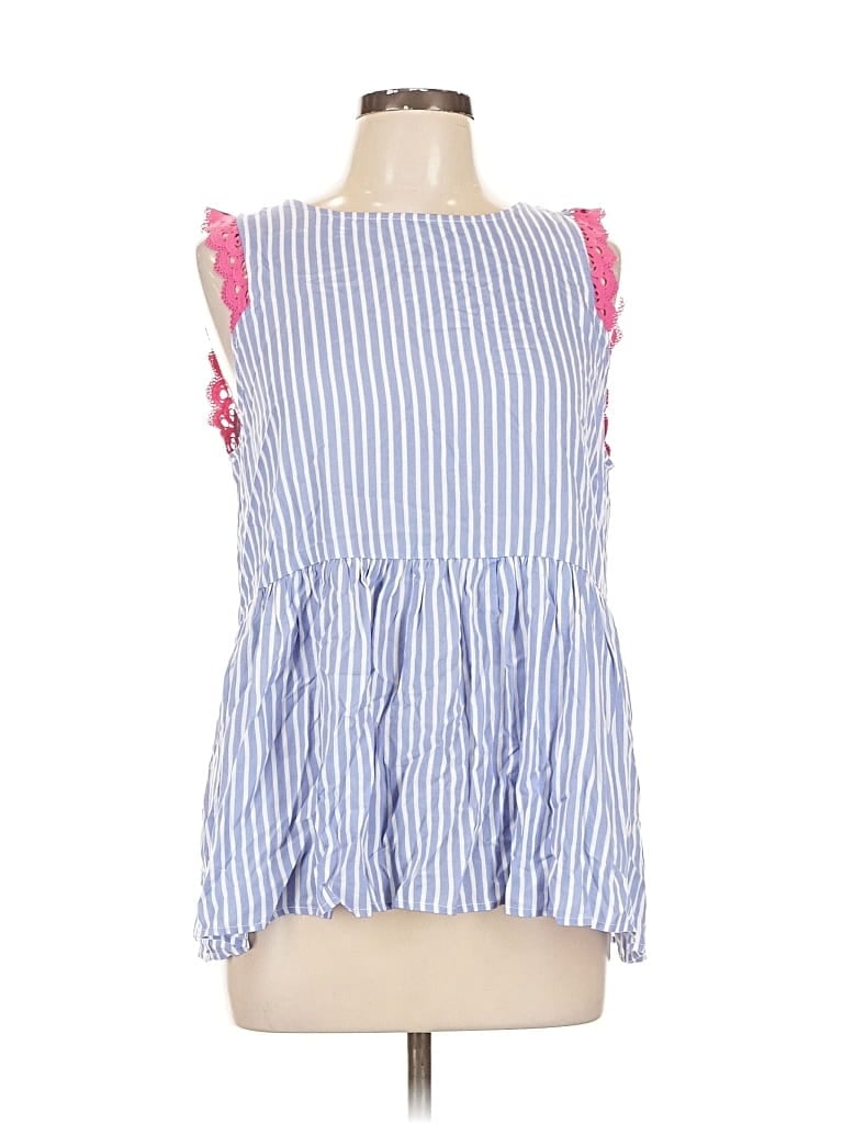 Pre-owned Staccato Sleeveless Blouse In Blue
